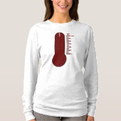 Stress Thermometer Long Sleeve T - Shirt (Vorderseite)