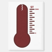 Stress-Thermometer-Magnet Magnet (Vorderseite)