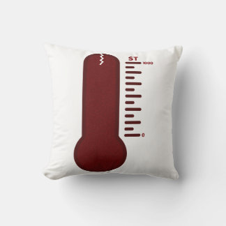Stress Thermometer Pillow Kissen