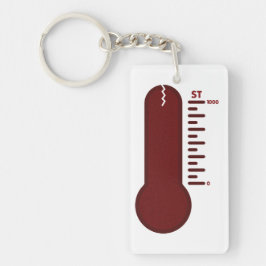 Stress-Thermometer-Schlüsselanhänger Schlüsselanhänger