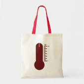 Stress Thermometer Tote Bag Tragetasche (Vorne)