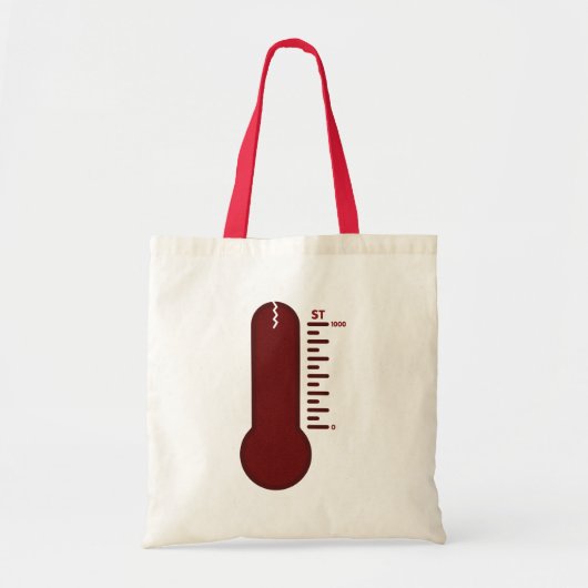 Stress Thermometer Tote Bag Tragetasche (Vorne)