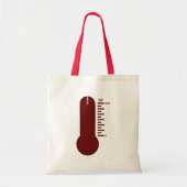 Stress Thermometer Tote Bag Tragetasche (Vorne)
