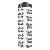 Stress und Code Thermosbecher (Vorderseite)