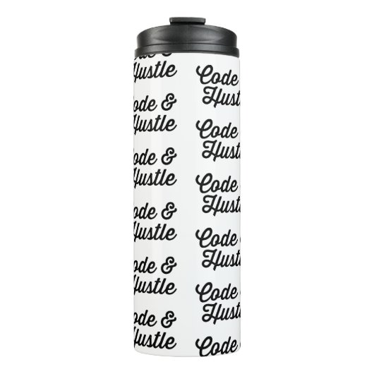 Stress und Code Thermosbecher (Vorderseite)