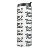 Stress und Code Thermosbecher (Nach links gedreht)