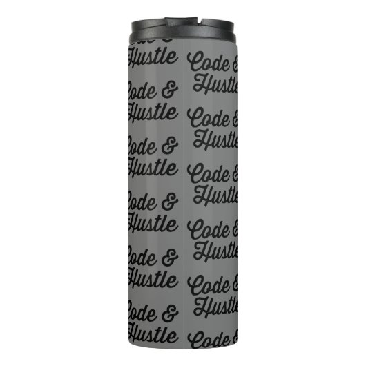 Stress und Code Thermosbecher (Rückseite)