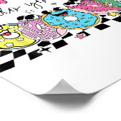 Stress vermeiden Sie einfach Ihren besten Retro-Le Poster (Ecke)