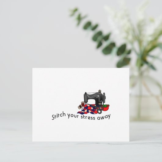 Stress weg postkarte (Stehend Vorderseite)