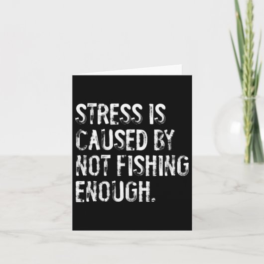 Stress wird dadurch verursacht, dass nicht genug g karte (Vorderseite)