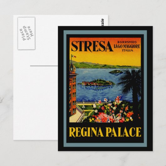 Stressa Italien Postkarte (Vorne/Hinten)