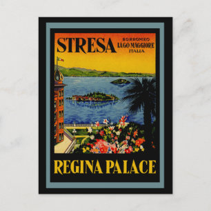Stressa Italien Postkarte