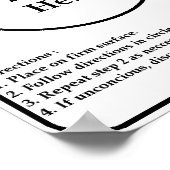 Stressabbau Poster (Ecke)