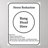 Stressabbau Poster (Vorne)