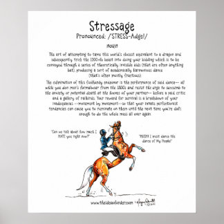 Stressage Poster