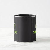 Stressed Ape Studios Green Logo Tasse (Zentrum)