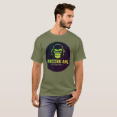 Stressed Ape Studios Grünes Logo T-Shirt (Vorne ganz)