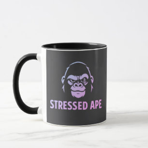 Stressed Ape Studios Grünes Logo Tasse