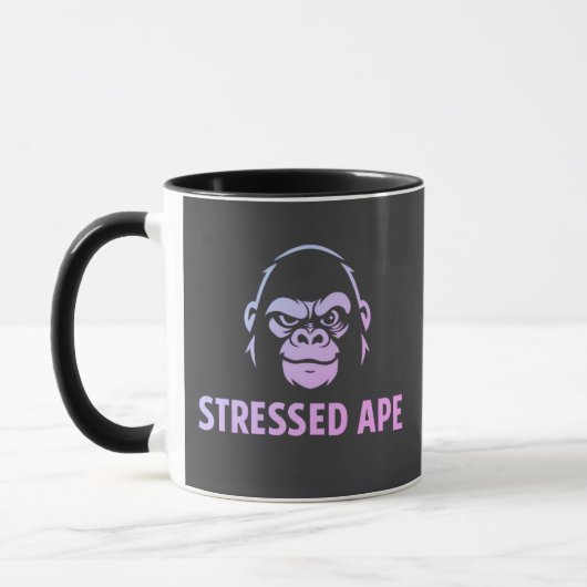 Stressed Ape Studios Grünes Logo Tasse (Links)