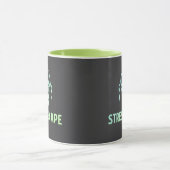 Stressed Ape Studios Grünes Logo Tasse (Zentrum)
