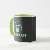 Stressed Ape Studios Grünes Logo Tasse (Vorderseite Links)