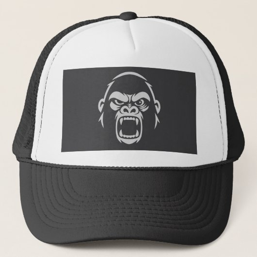 Stressed Ape Studios - Roar! Truckerkappe (Vorderseite)