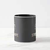 Stressed Ape Studios S/W-Logo Tasse (Zentrum)
