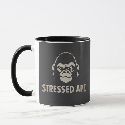 Stressed Ape Studios S/W-Logo Tasse (Links)