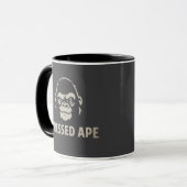 Stressed Ape Studios S/W-Logo Tasse (Vorderseite Links)