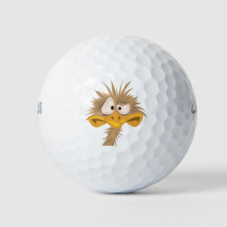 Stressed Birdie Golfball