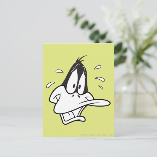 STressed DAFFY DUCK™ Postkarte (Stehend Vorderseite)