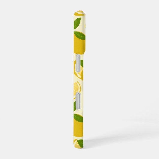 Stressed Depressed Lemon Zest iPhone 16 Hülle (Rechte Seite)