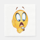 Stressed Emoji Napkins Serviette (Vorderseite)
