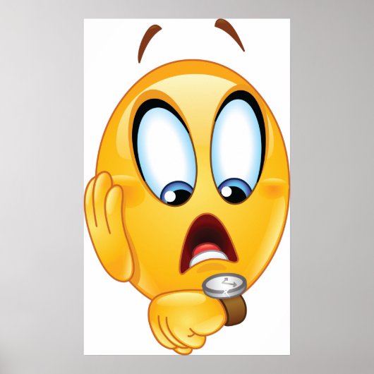 Stressed Emoji Poster (Vorne)