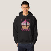 Stressed Is Just Desserts Backwards  Cupcake Hoodie (Vorne ganz)