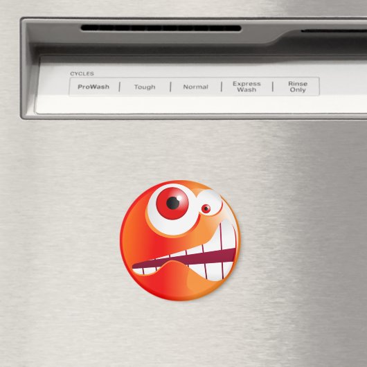 Stressed Smilie Magnet (In Situ (Geschirrspüler))