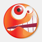 Stressed Smilie Magnet (Vorne)