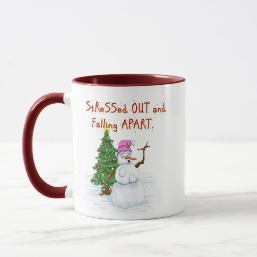 Stressed Snowlady Tasse (Links)