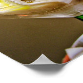 STRESSED wird rückwärts geschrieben Poster (Ecke)