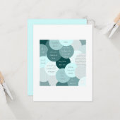 "Stresserleichterung" Karte (Vorderseite/Rückseite Beispiel)