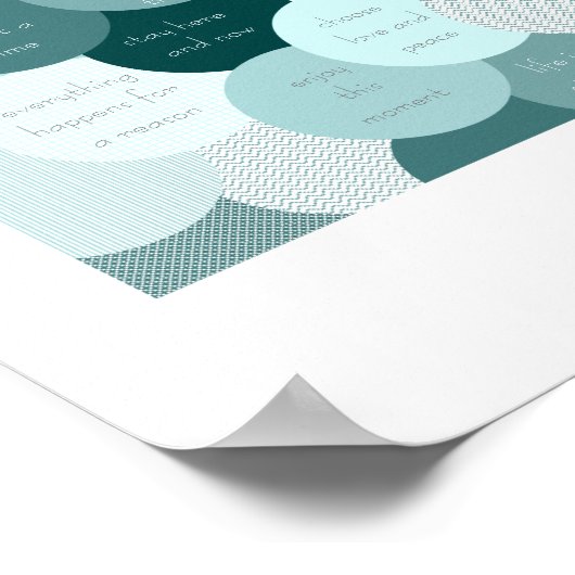 "Stresserleichterung" Poster (Ecke)