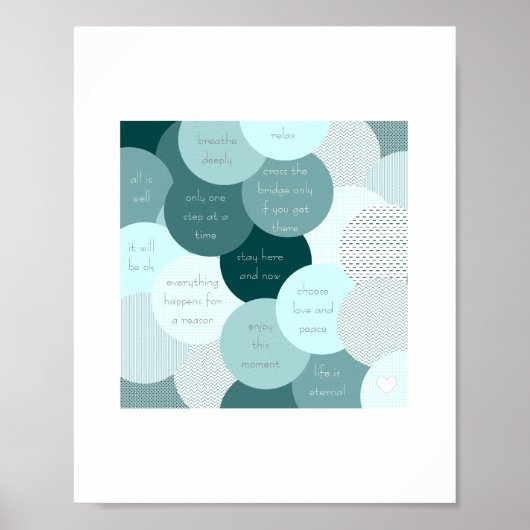 "Stresserleichterung" Poster (Vorne)