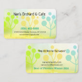 Stressfreie Visitenkarte (Vorne/Hinten)