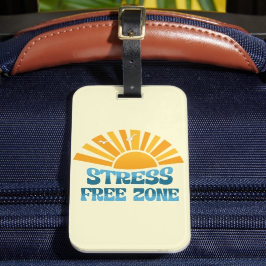 Stressfreie Zone Gepäckanhänger (Vorderseite Insitu 2)