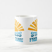 Stressfreie Zone Kaffeetasse (Mittel)