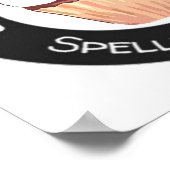 Stressgeplagte Desserts mit einem lustigen Zitat Poster (Ecke)