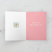 Stressgepresste Desserts sind ruhig Karte (Innenseite)