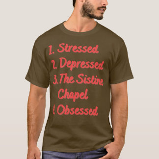 Stressgepresste Sixtinische Kapelle T-Shirt