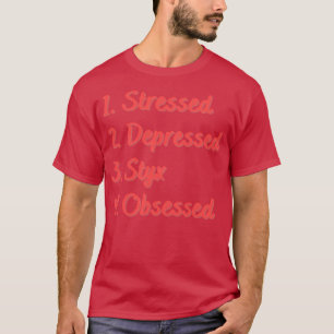 Stressgepresste Styx besessen T-Shirt