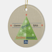 Stressgesegnet, individuell anpassbar keramik ornament (Links)